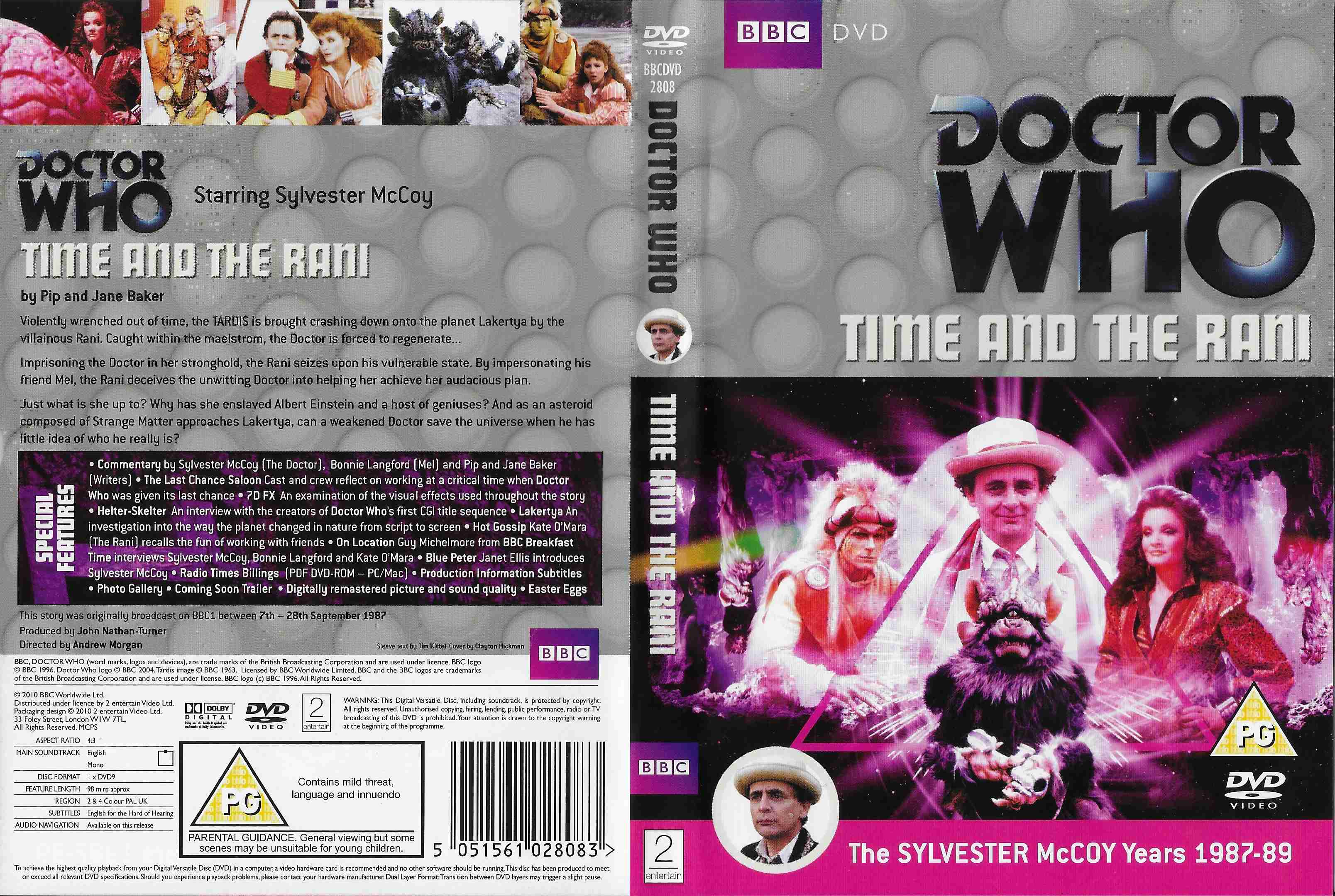 Picture of BBCDVD 2808 Doctor Who - Time and the Rani by artist Pip and Jane Baker from the BBC records and Tapes library